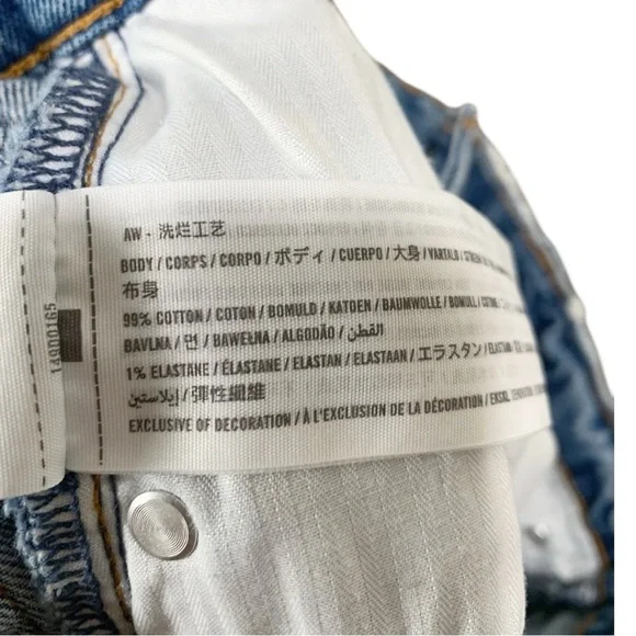 Abercrombie & Fitch High Rise Mom Shorts Size 33 - Picture 10 of 10